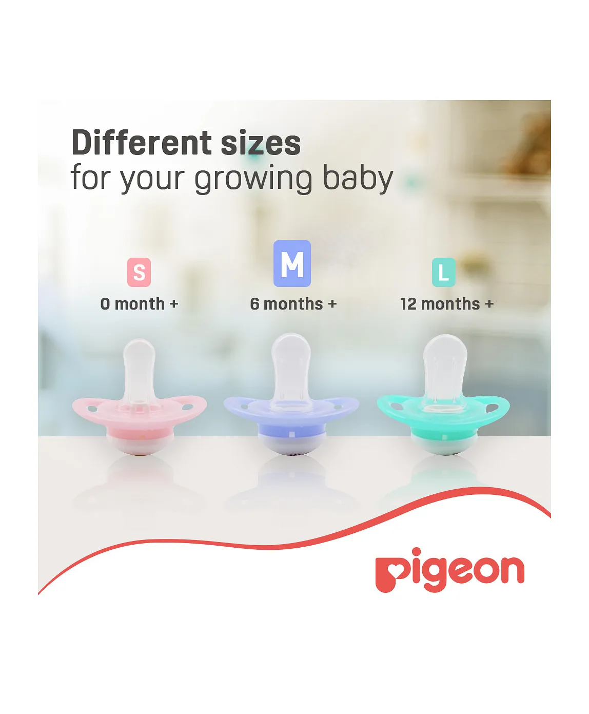 Pigeon Minilight Pacifier Size M (boy)