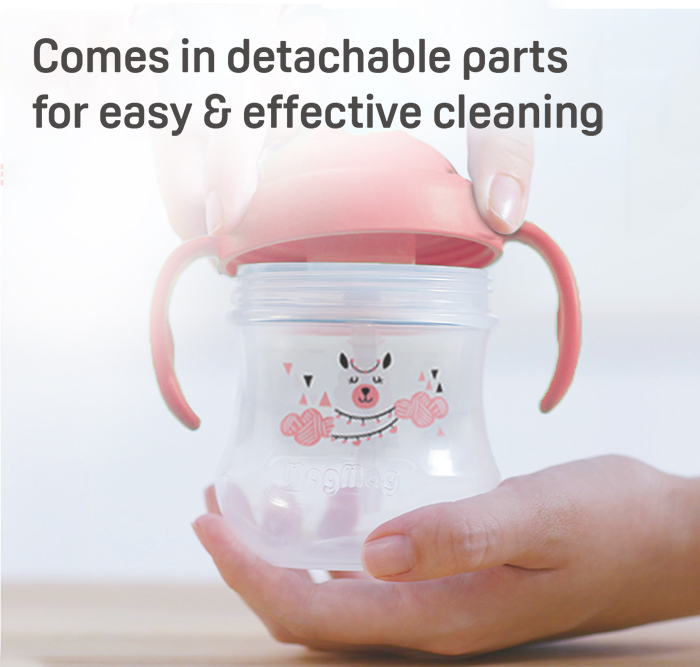 Pigeon Magmag Straw Cup Step 3 Hanging Type Pink (15734)