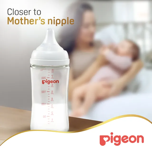 Pigeon Softouch Glass Nursing Bottle 240 Ml