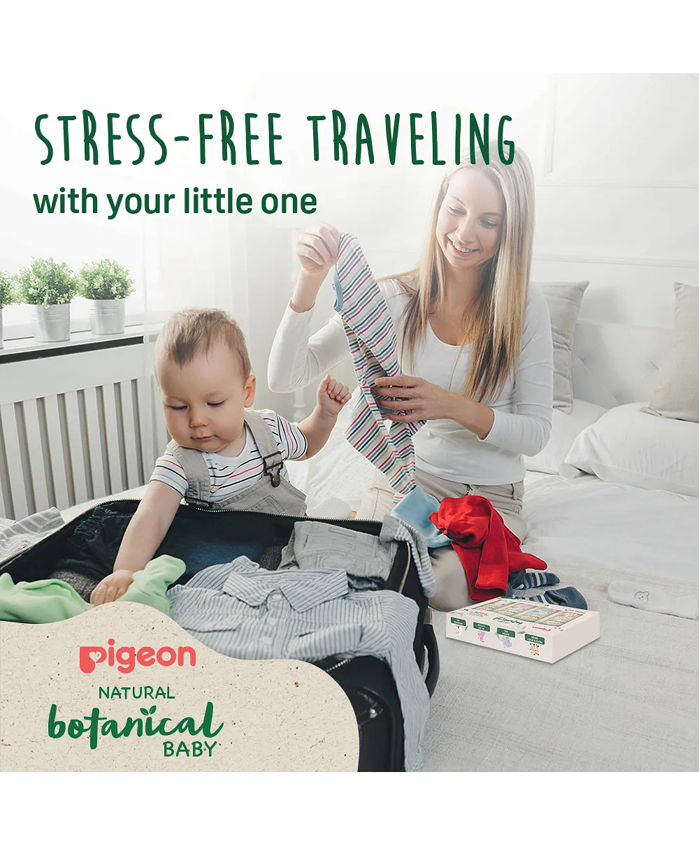 Pigeon Natural Botanical Baby Travel Set For Complete Baby Care