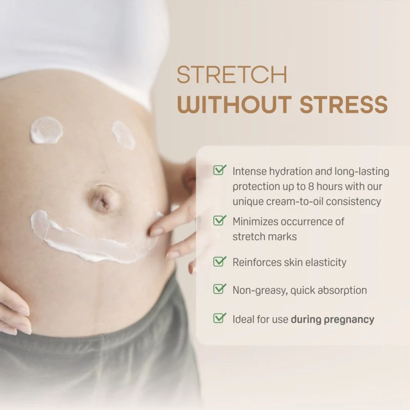Pigeon Natural Botanical Maternity Stretch Marks Cream For Stretch Mark Prevention 150ml