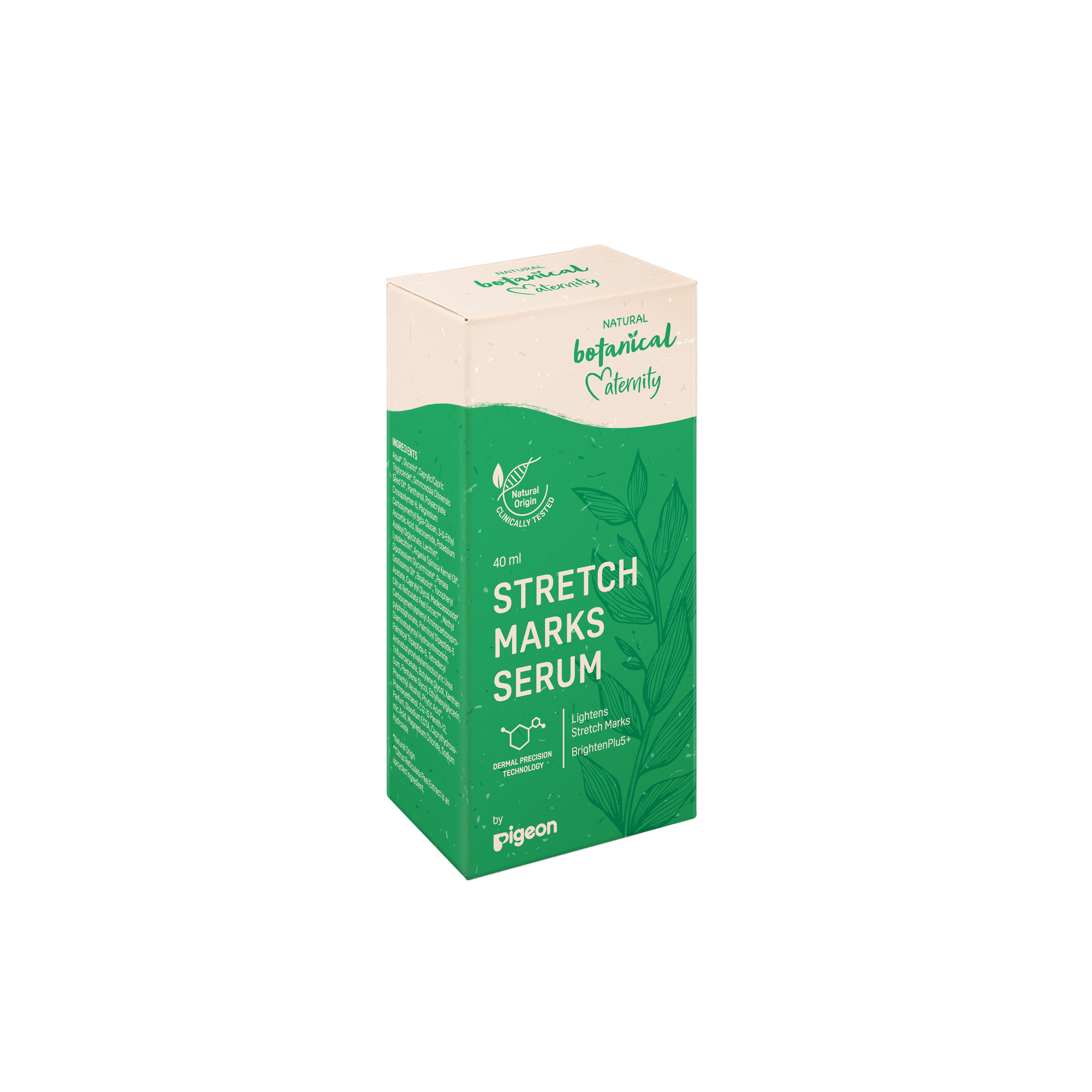 Pigeon Natural Botanical Maternity Stretch Serum For Stretch Mark Care 40ml