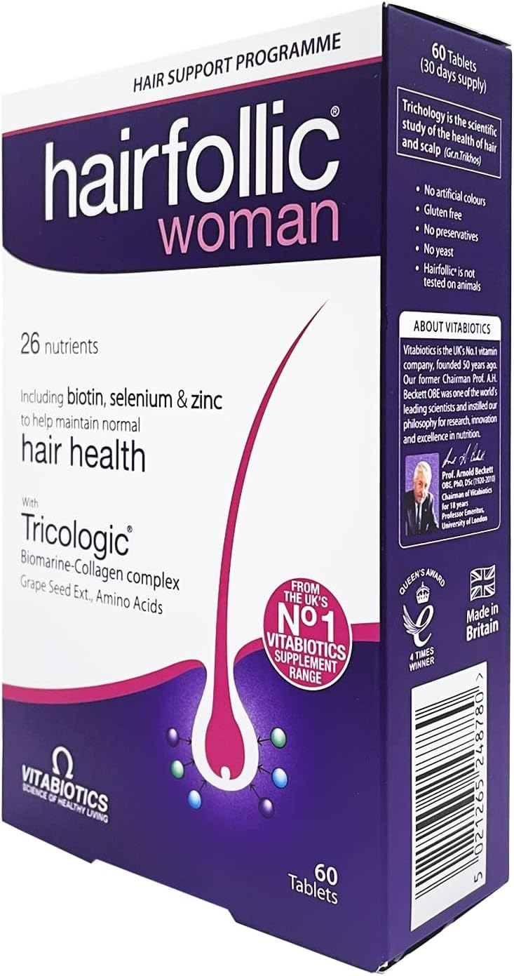 Vita Biotics Hairfollic Woman Tablets 60's