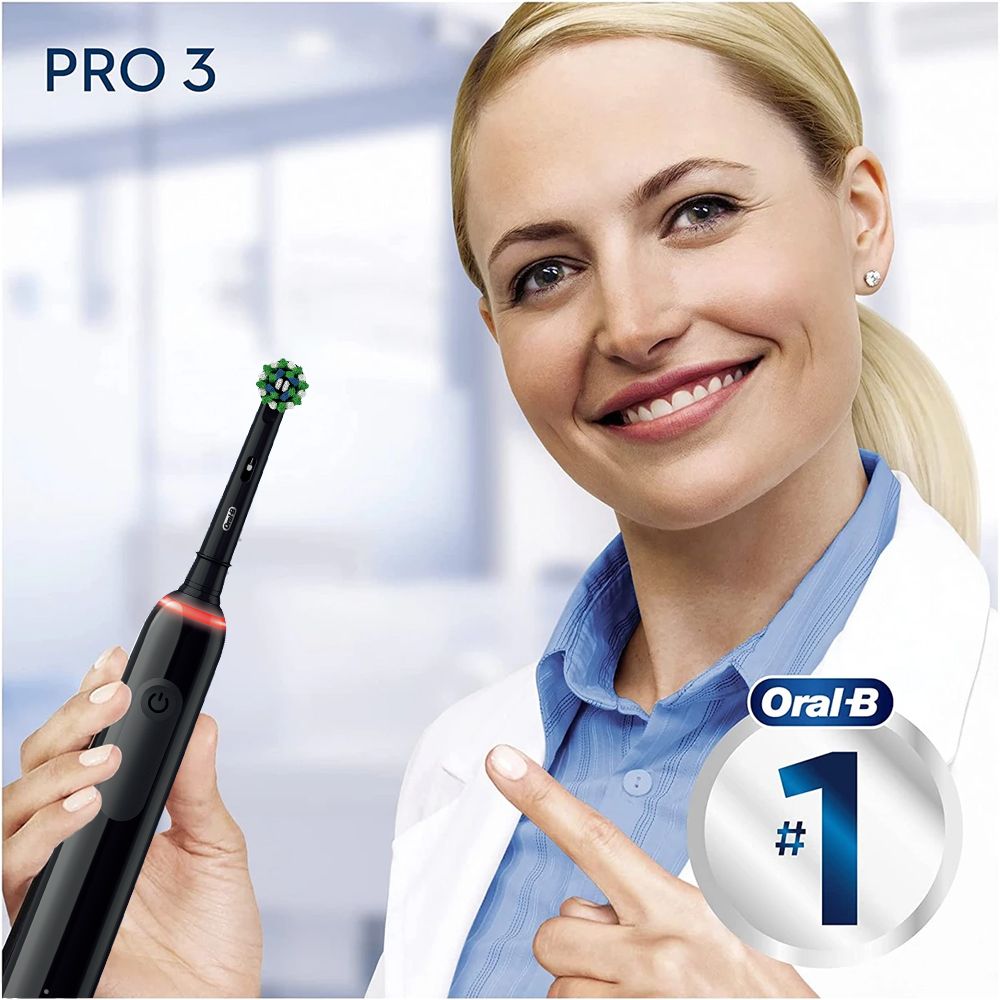 Oral-B D505.513.3X Pro 3 3000 Electric Rechargeable Toothbrush Powered