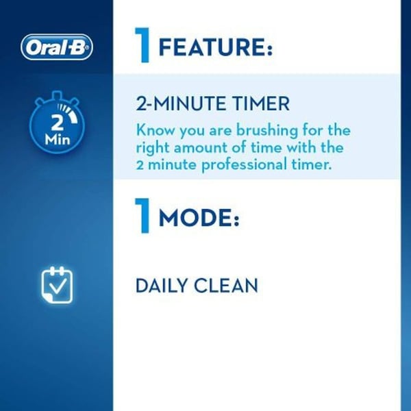 Braun Oral B Vitality-100 3D White Rechargeable Toothbrush-D100.413.1 Pink
