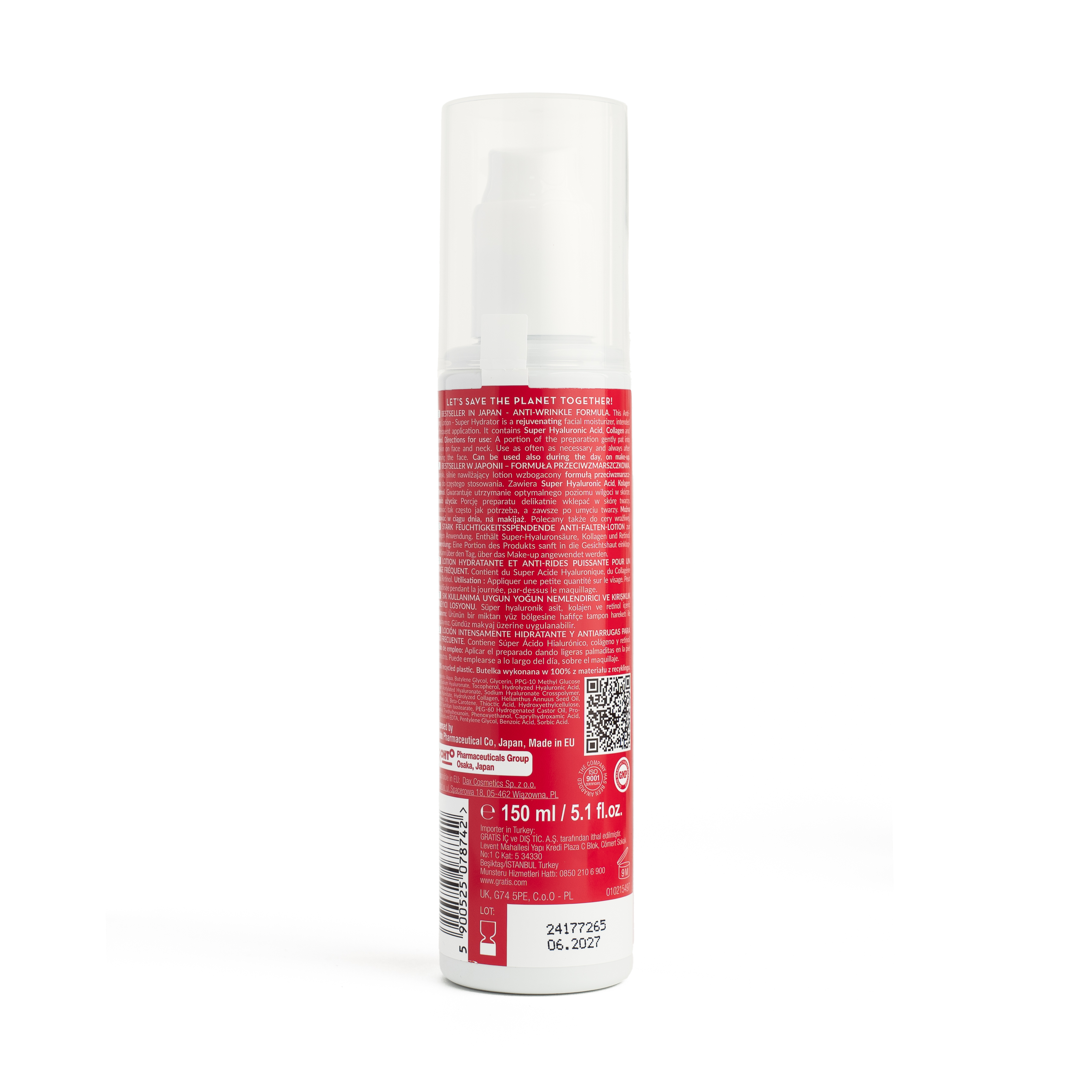 Hada Labo Tokyo Anti-aging Super Hydrator Lotion 150 Ml