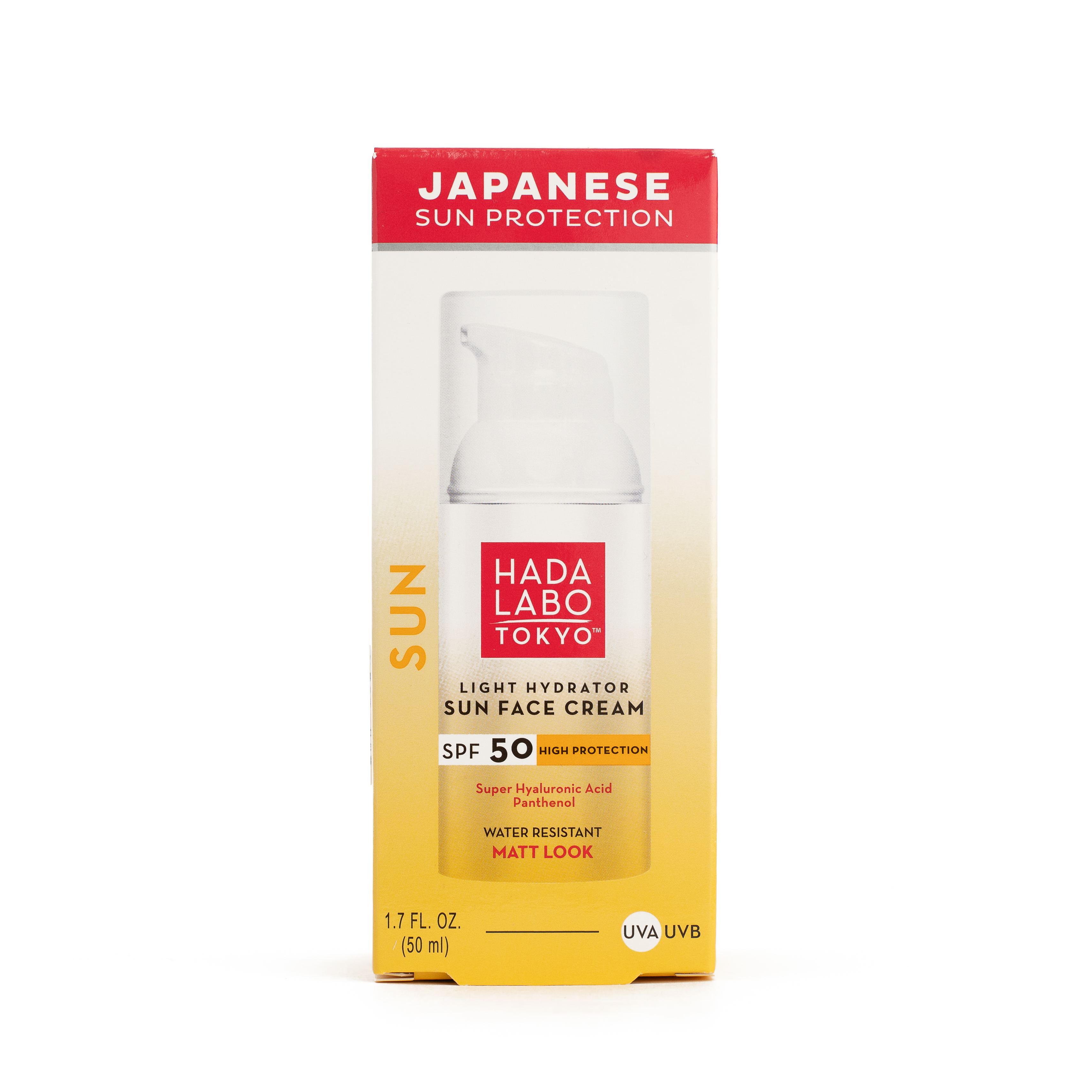 Hada Labo Tokyo Light Hydrator Sun Face Cream Spf50+ Matt Look 50 Ml