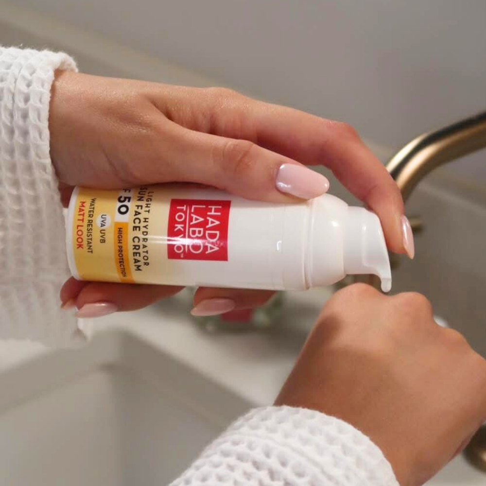 Hada Labo Tokyo Light Hydrator Sun Face Cream Spf50+ Matt Look 50 Ml