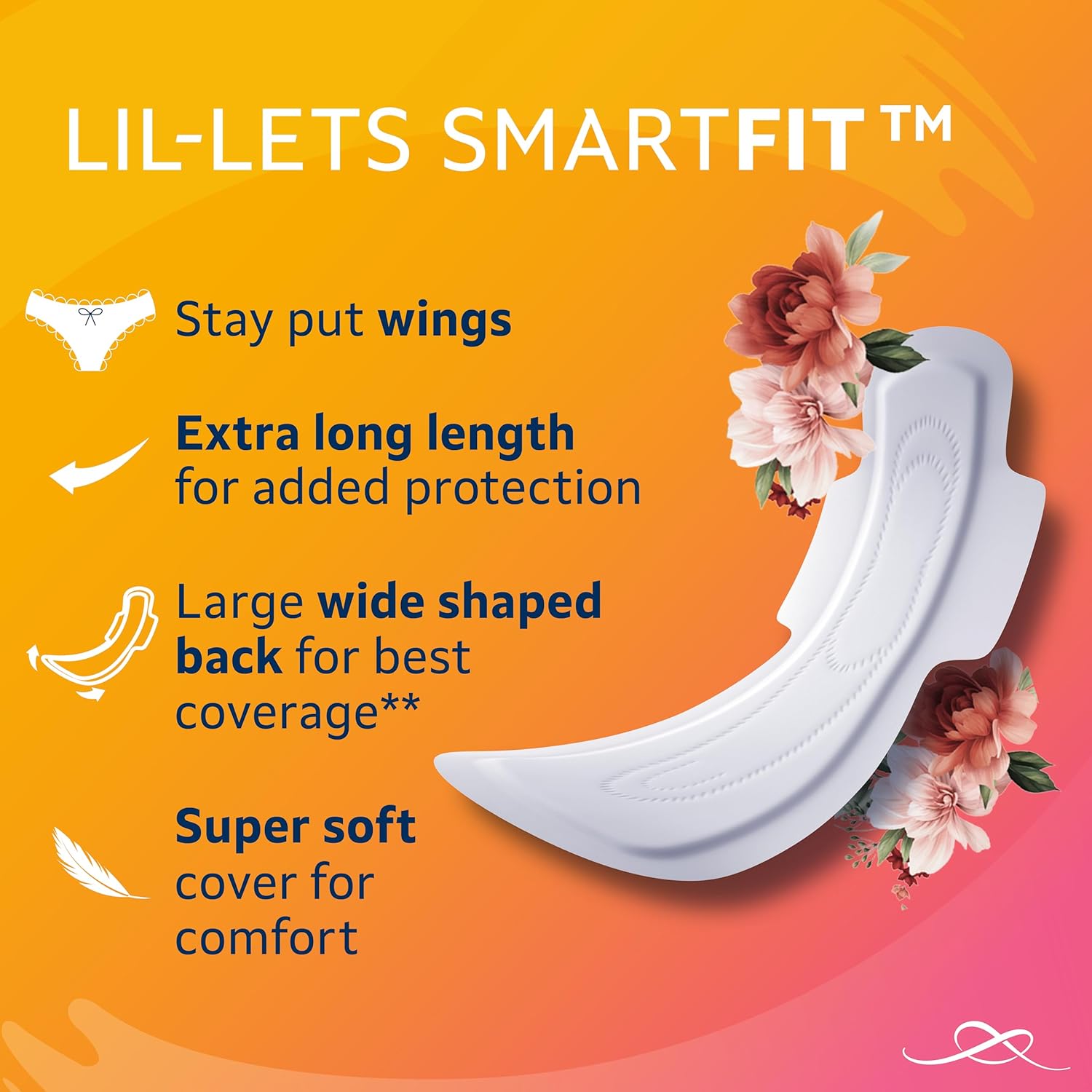 Lilletts Extra Protection Maxi Pads 10’s (08434)