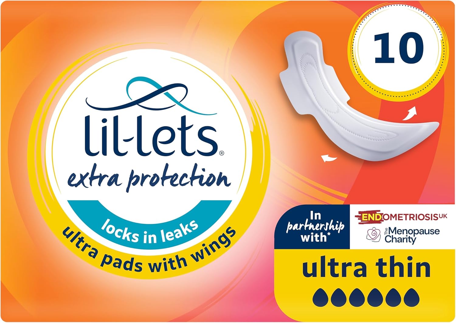 Lilletts Extra Protection Ultra Pads 10’s (08397)