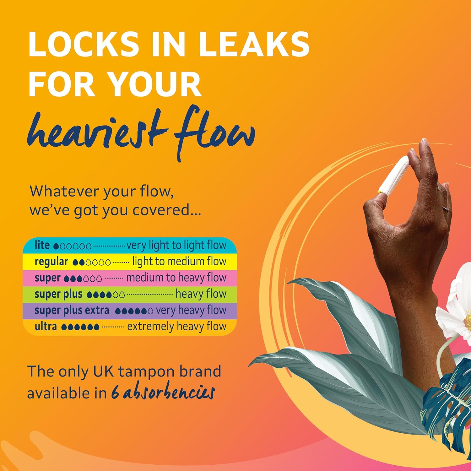 Lilletts Extra Protection Non-applicator Tampons 10’s (02824)