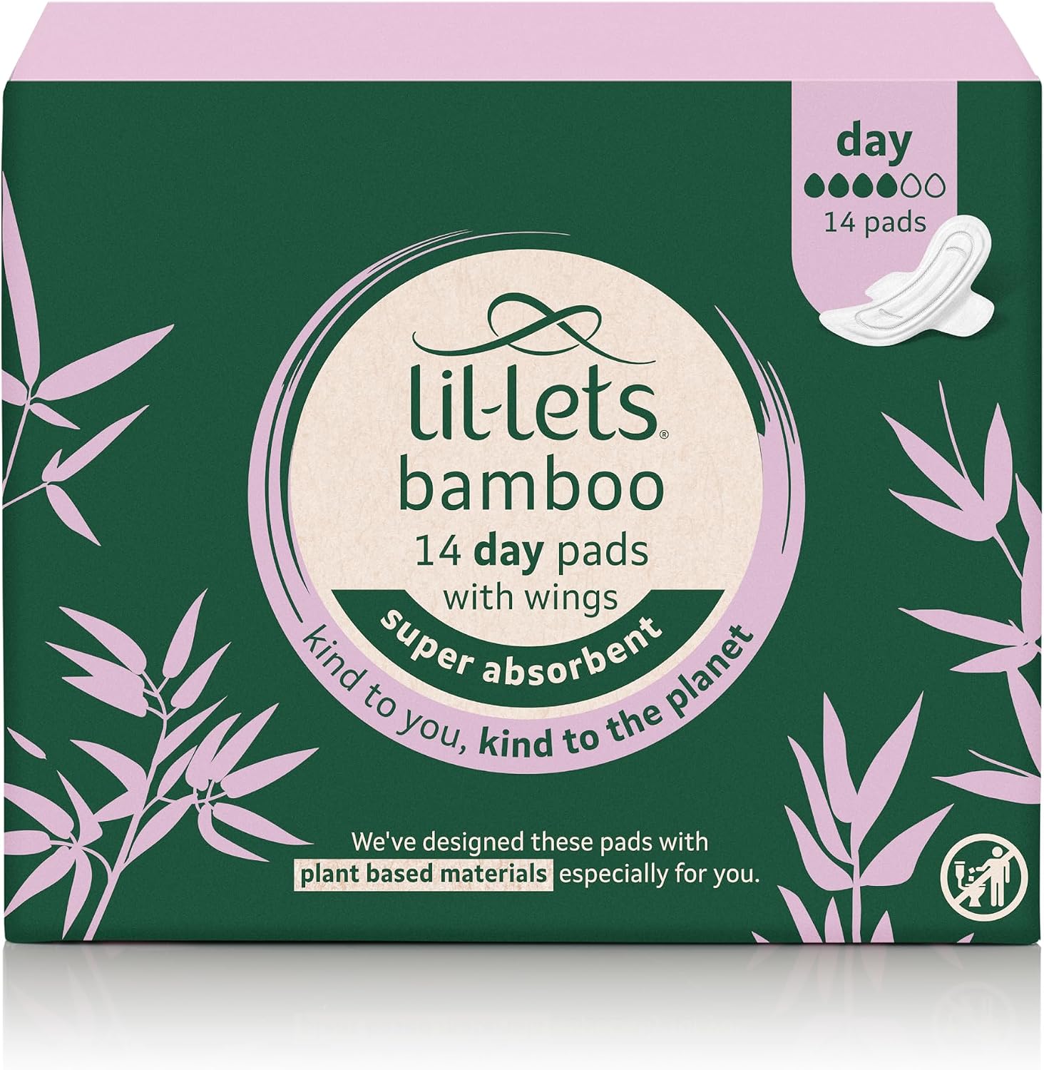 Lil-lets Bamboo Day Pads 14's – Comfortable Sustainable Period Protection