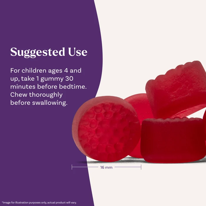 Natrol Kids Melatonin 1mg Raspberry 90 Gummies – Sleep Support For Children Ages 4+