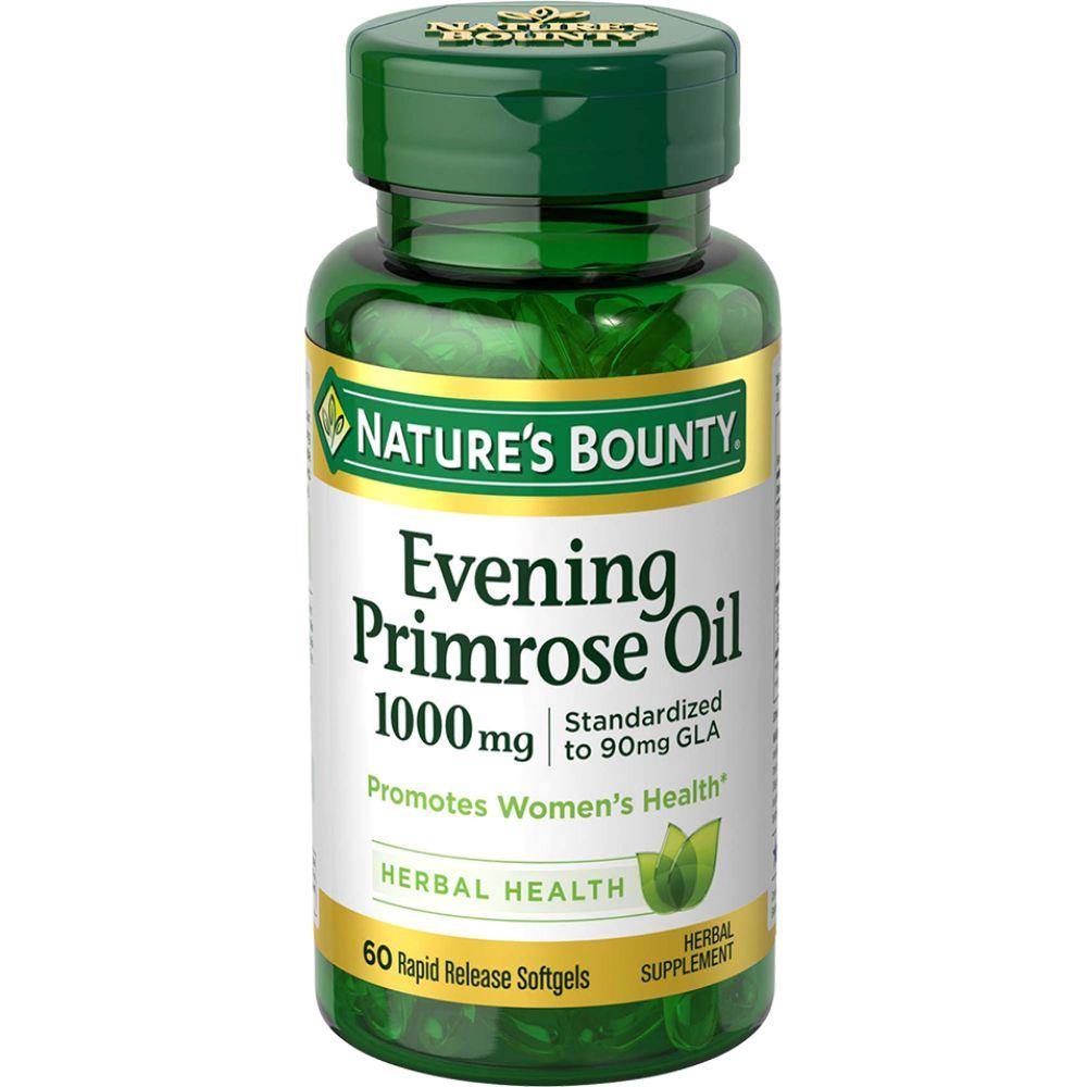 Nature`S Bounty Evening Primrose Oil 1000Mg Softgels 60`S