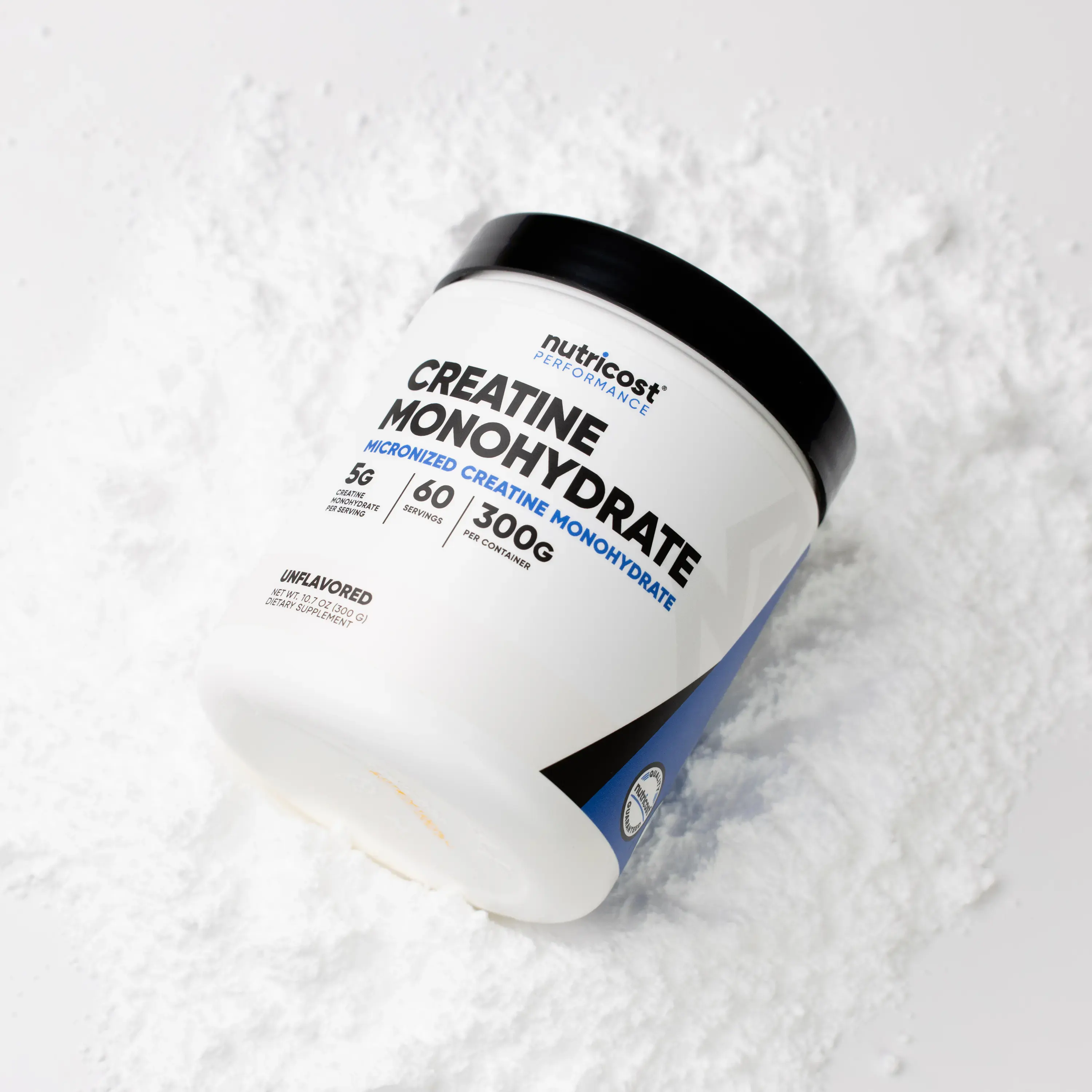 Nutricost Creatine Monohydrate Unflavoured 300g – 5g Per Serving For Strength & Performance
