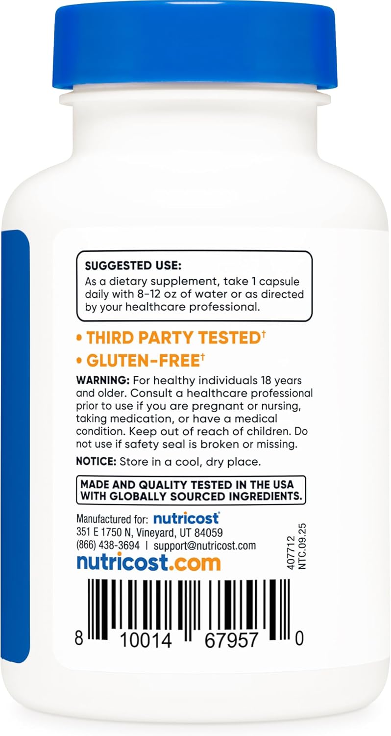 Nutricost Yohimbine Hcl 5mg 120 Capsules – Extra Strength Yohimbine Formula