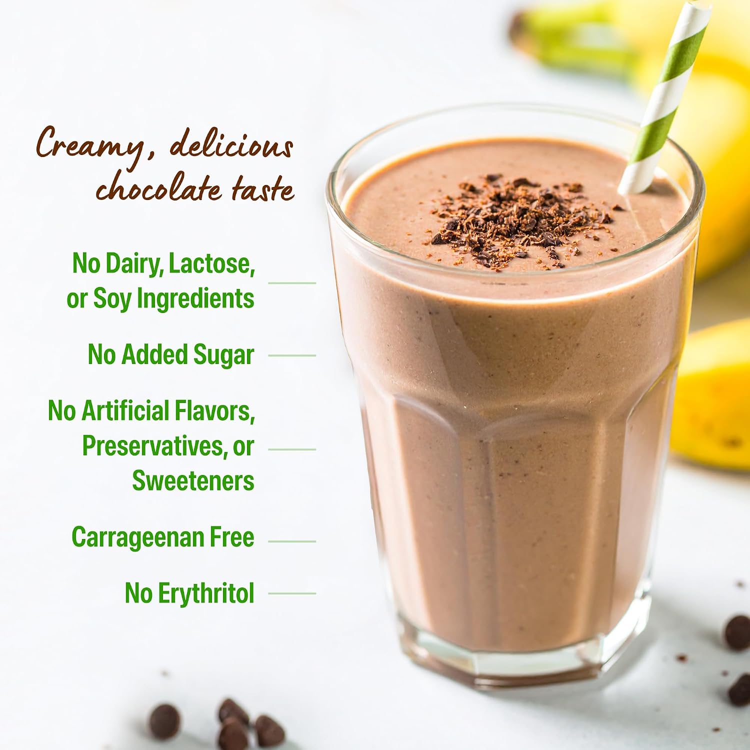 Orgain Organic Plant Based Protein Creamy Chocolate Fudge 2.03lb – 21g Vegan Protein + 7g Fibre