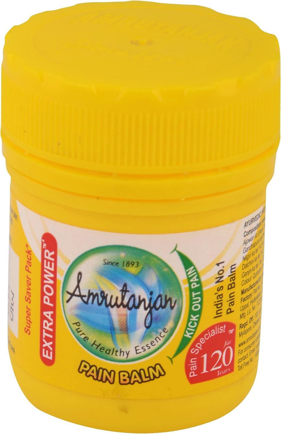 Amrutanjan Kick Out Pain Balm 9ml – Fast Relief For Headache, Neck & Body Pain