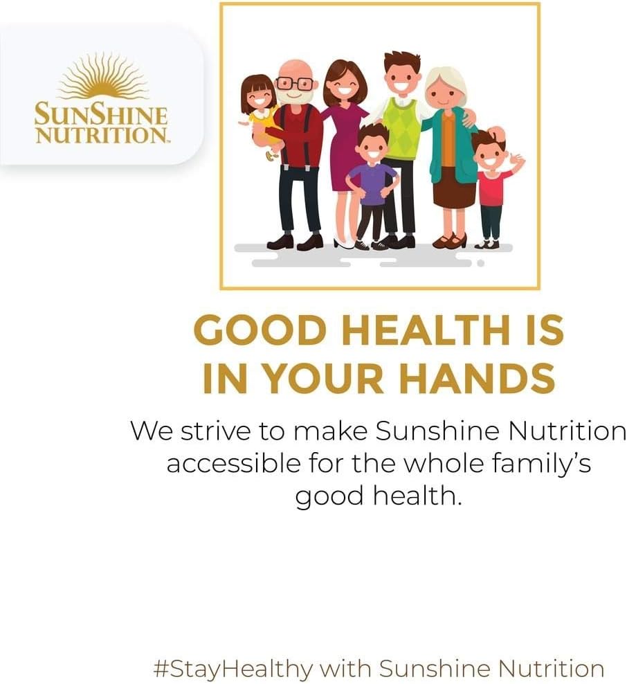 Sunshine Nutrition Vitamin D3 5000 Iu Tablets 100's – Bone, Muscle & Immune Support