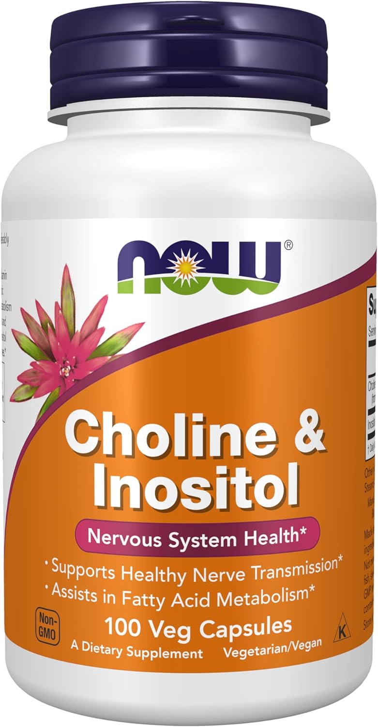 Now Choline & Inositol 100 Vcaps