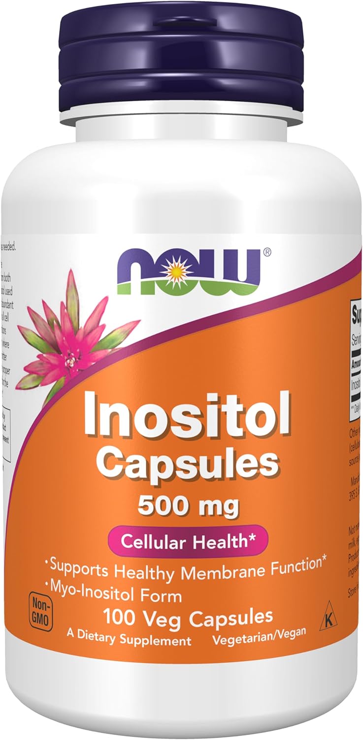 Now Inositol 500 Mg 100 Vcaps