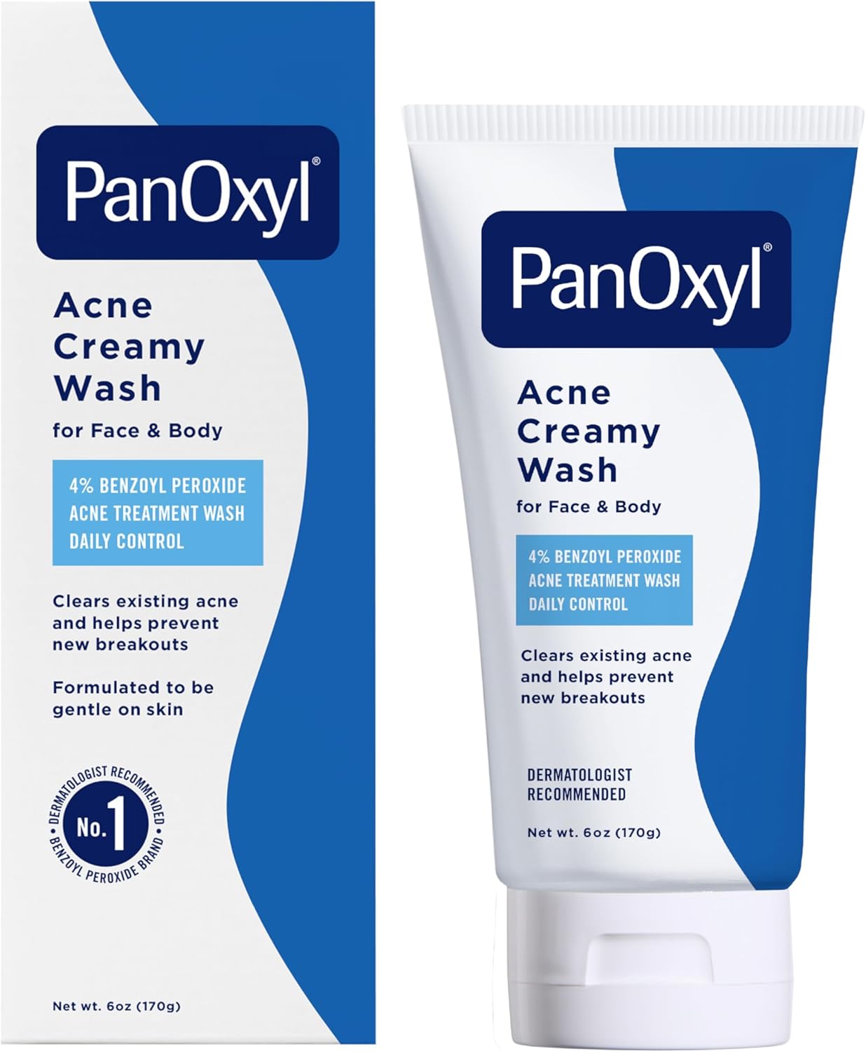 Panoxyl Acne Creamy Wash 4% Benzoyl Peroxide Daily Control