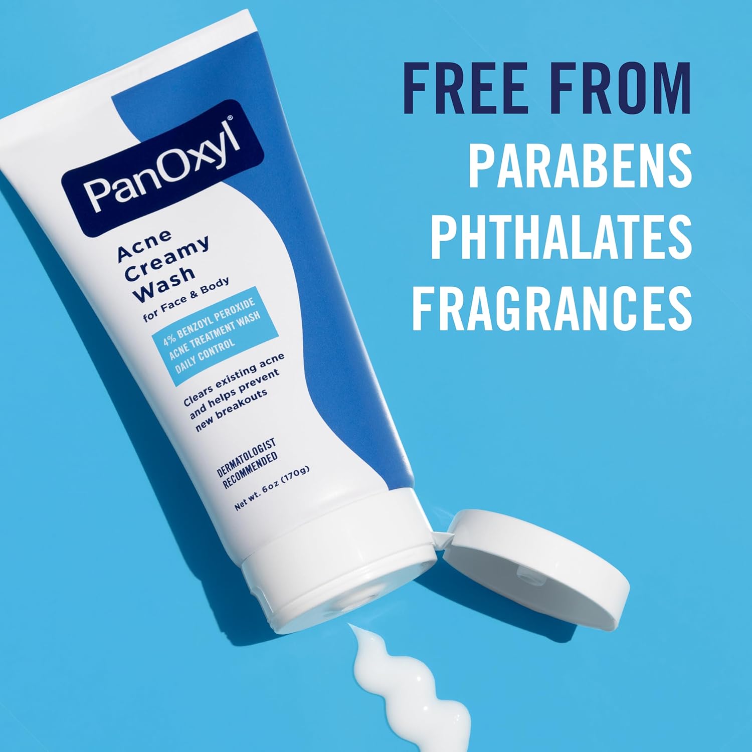 Panoxyl Acne Creamy Wash 4% Benzoyl Peroxide Daily Control