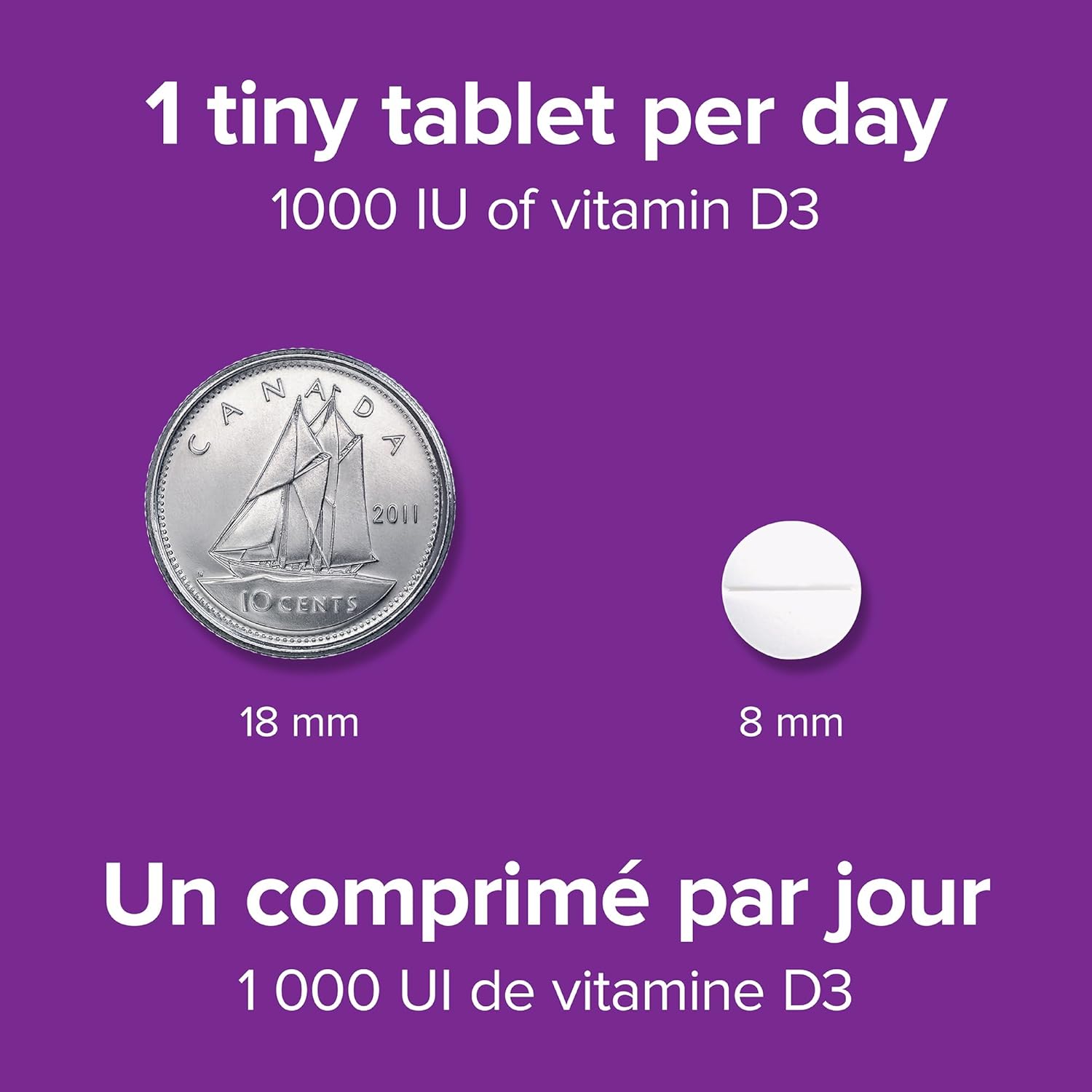 Webber Naturals Vitamin D3 1000iu Tablets 100's For Bone, Teeth & Immune Health