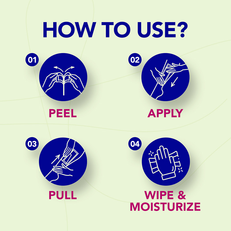 Nair Wax Strips Hair Removal Milk & Honey (nh3591)