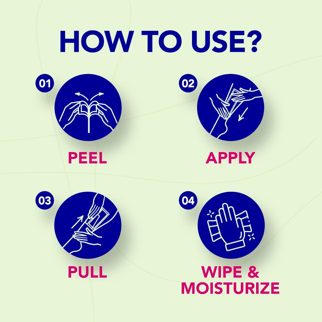 Nair Hair Removal Body Wax Strips Cherry 20's