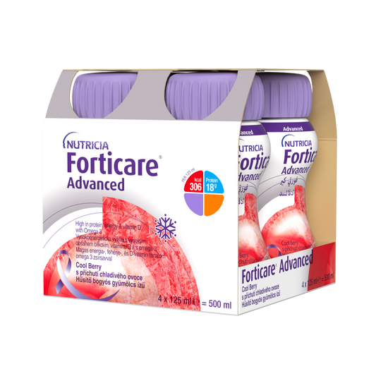 Nutricia Forticare Advanced Cool Berry 125ml – High-energy, High-protein Medical Nutrition For Oncology Patients