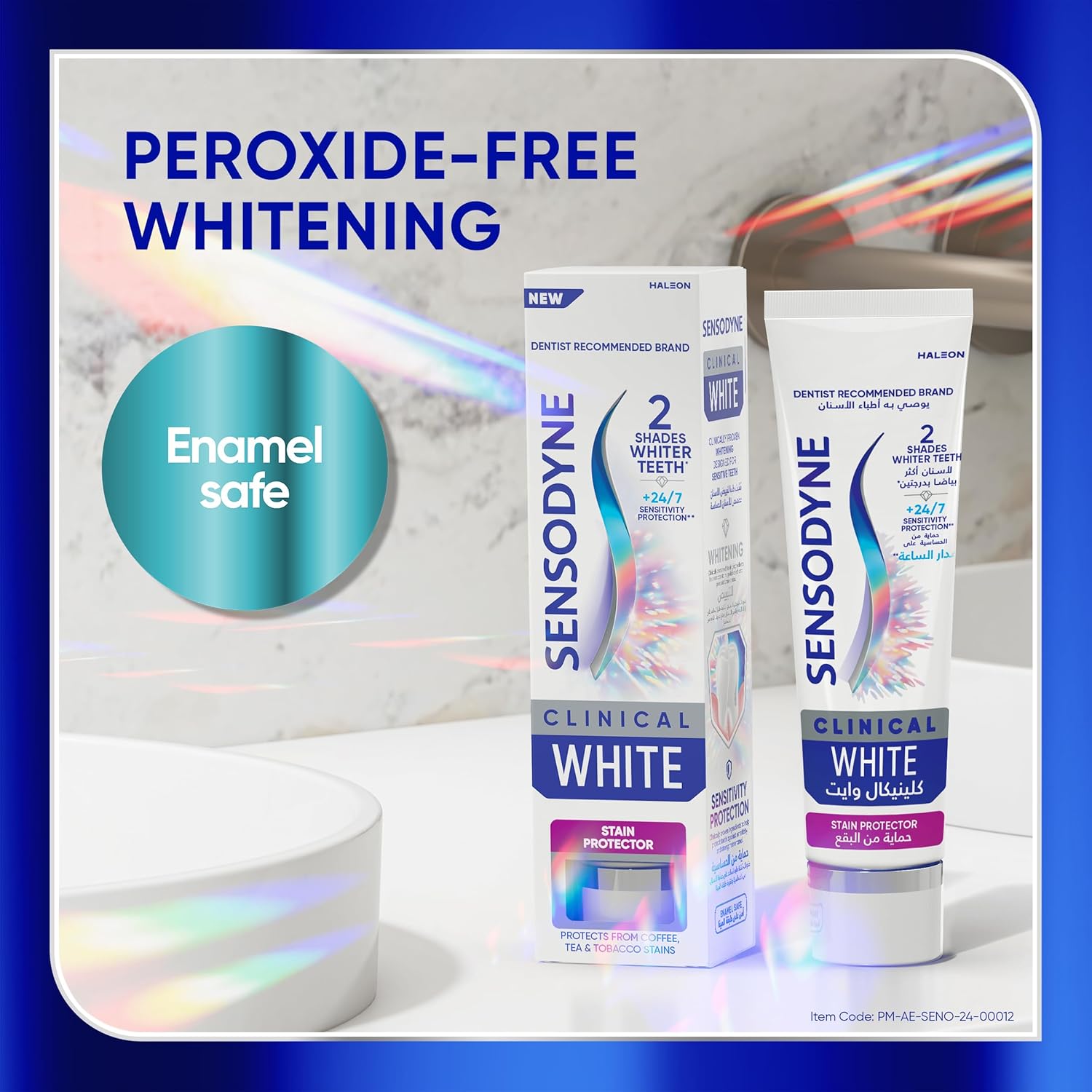 Sensodyne Clinical White Stain Protector Toothpaste 75ml