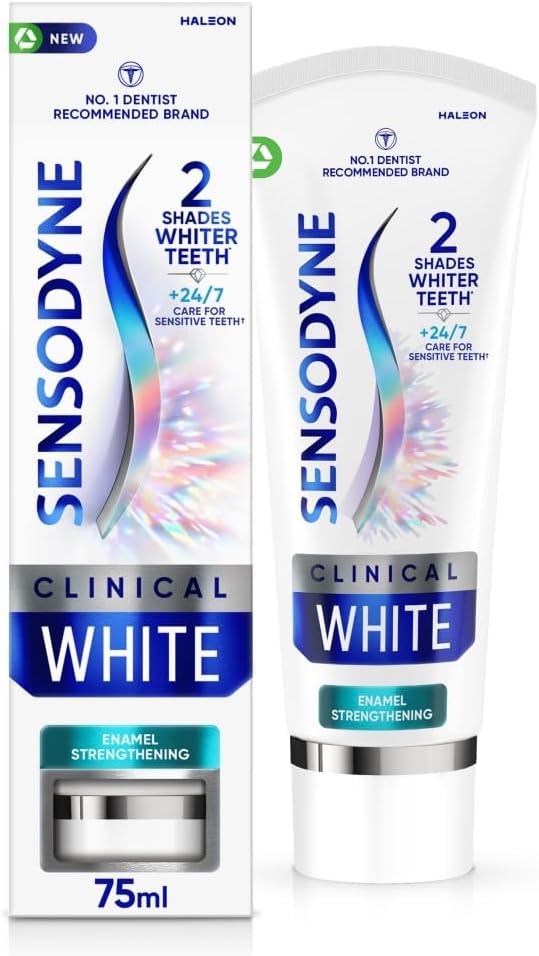 Sensodyne Clinical White Enamel Strengthening Toothpaste 75ml