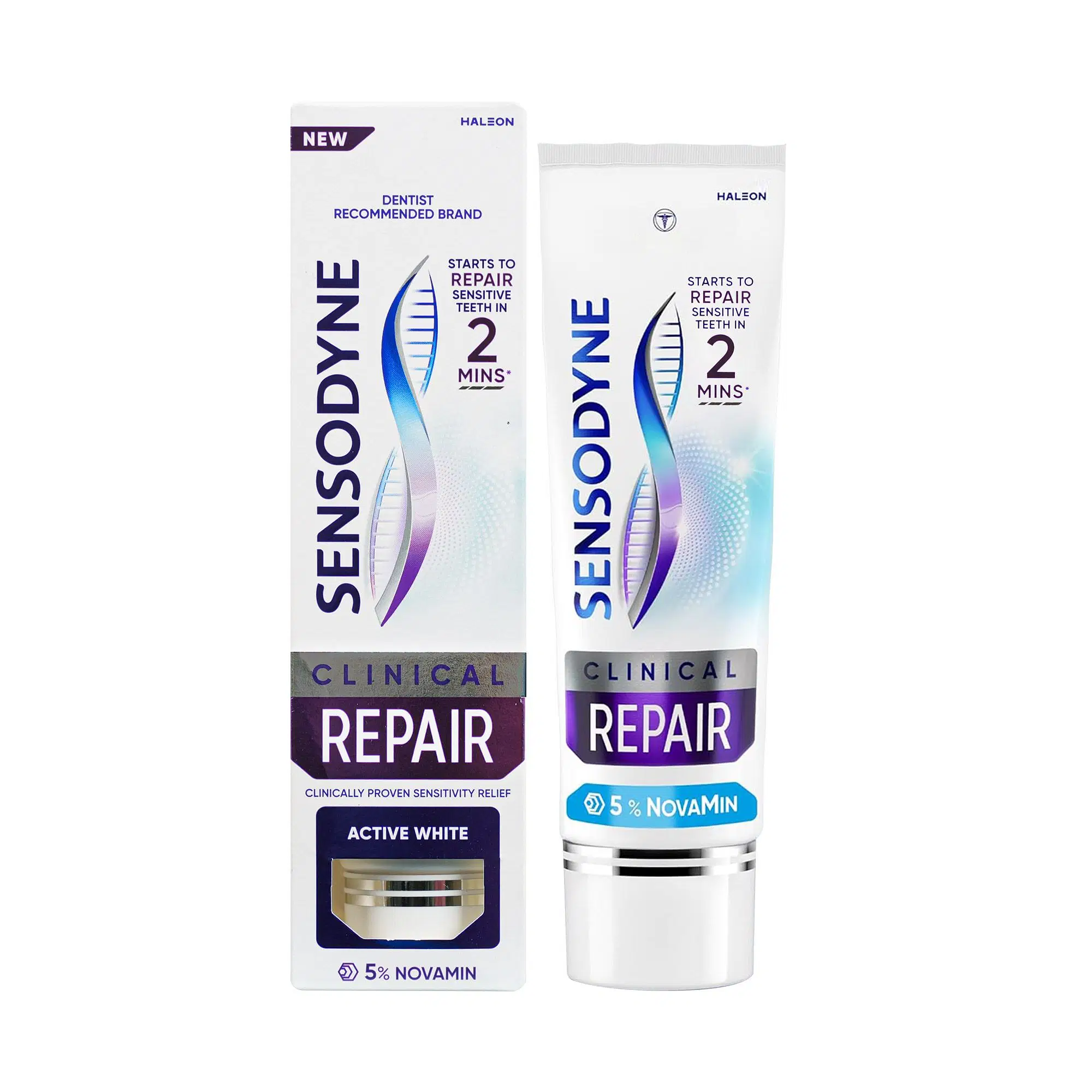 Sensodyne Clinical Repair Active White Toothpaste 75ml