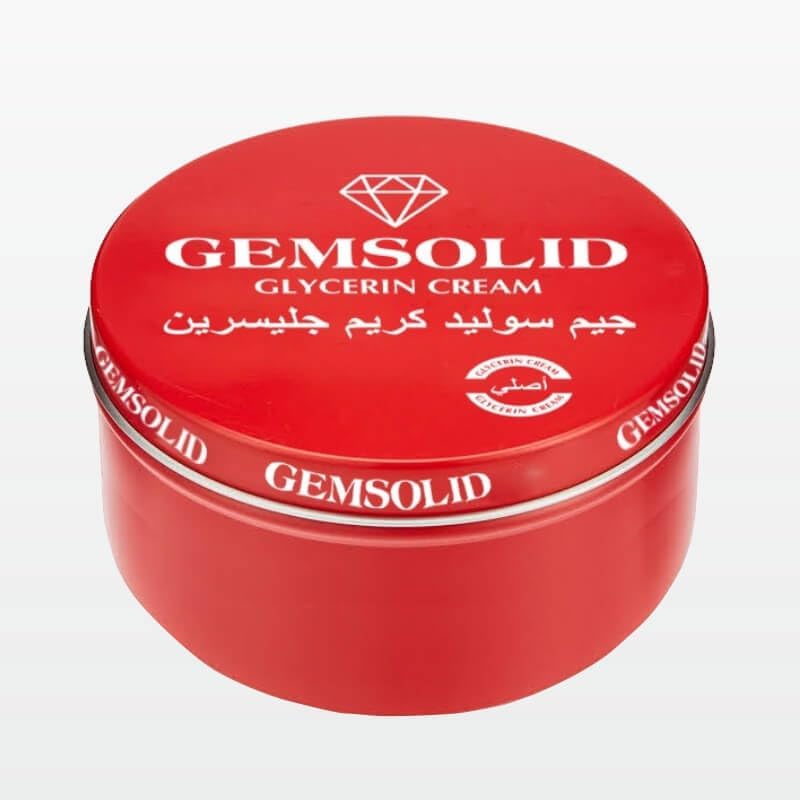 Gemsolid Glycerin Moisturising Cream 400ml For Dry, Rough & Chapped Skin, Deep Hydration & Skin Protection