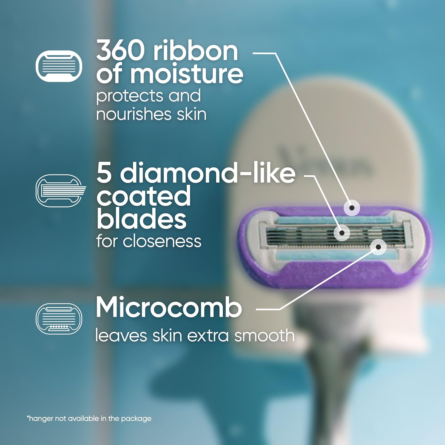 Venus Swirl Razor Cartridges 4's