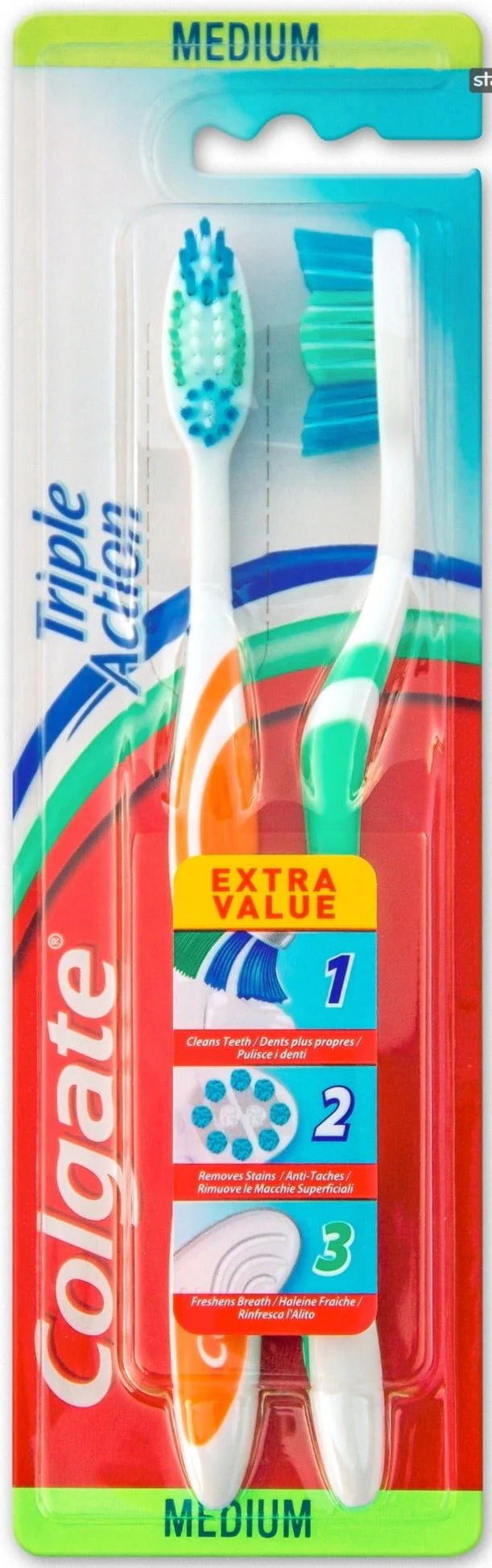 Colgate Triple Action Twin Toothbrush Pack