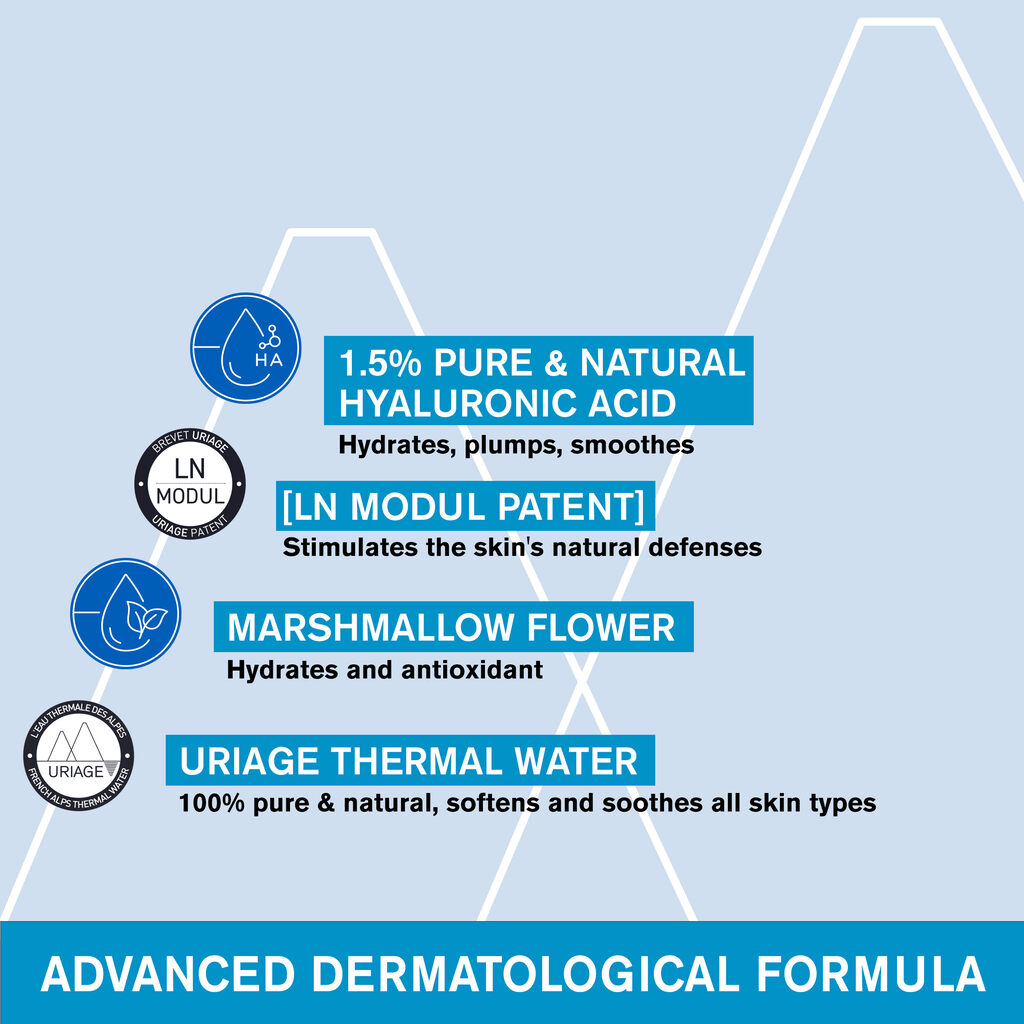 Uriage Eau Thermale Serum Booster For Skin Hydration & Barrier Repair 30ml