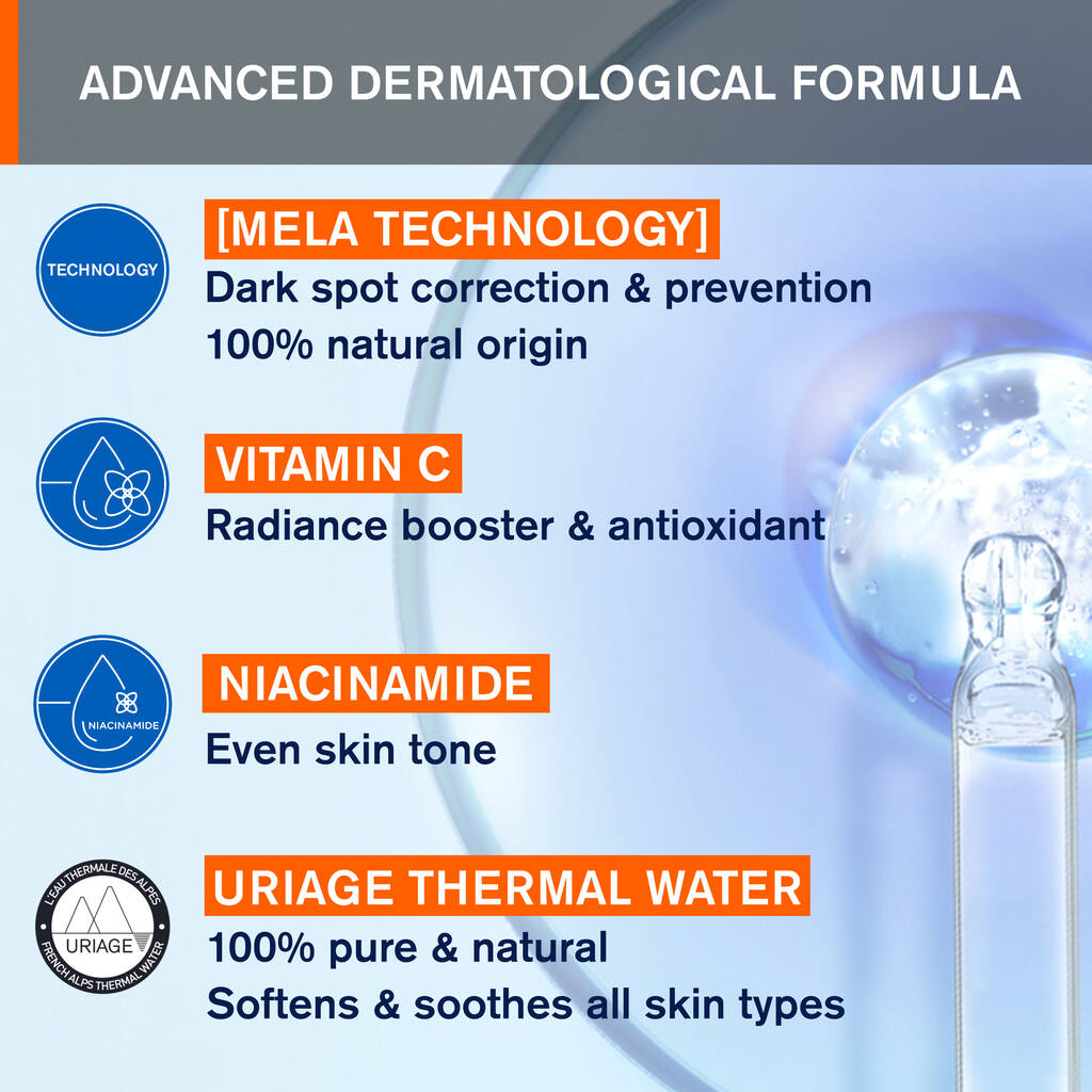 Uriage Dépiderm Brightening Cleansing Foam For Even Skin Tone 100ml
