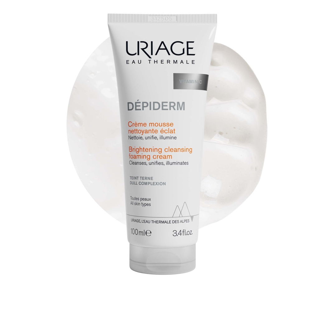 Uriage Dépiderm Brightening Cleansing Foam For Even Skin Tone 100ml
