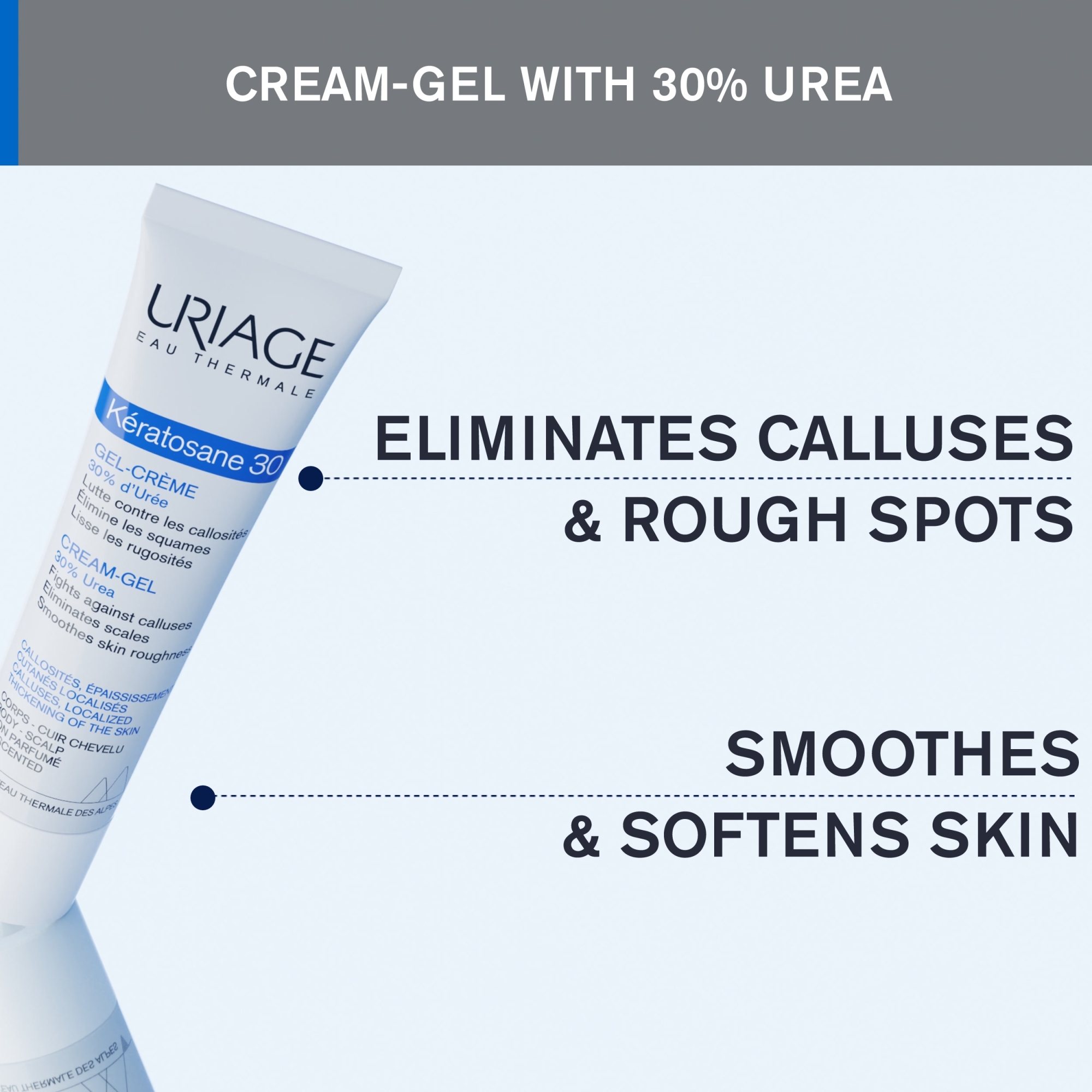 Uriage Keratosane 30% Urea Cream-gel For Rough & Thick Skin 40ml