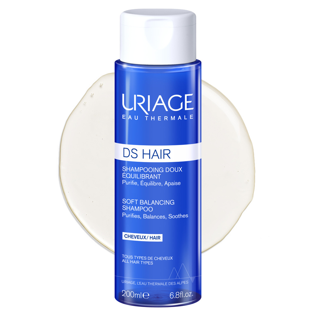 Uriage Ds Hair Soft Balancing Shampoo For Scalp Care 200ml