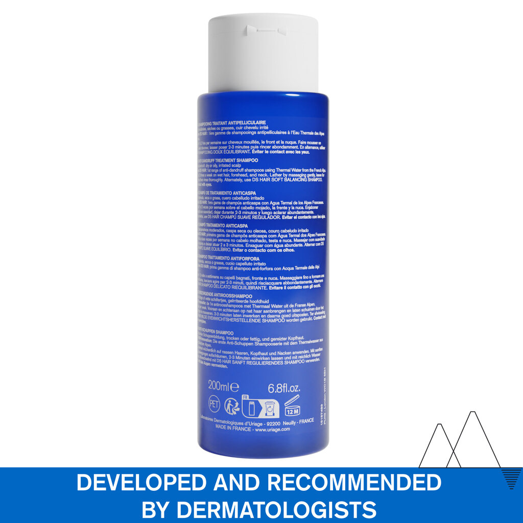 Uriage Ds Hair Anti-dandruff Shampoo For Flake Control 200ml