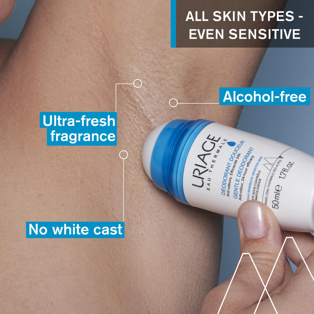Uriage Gentle Deodorant Roll-on For Sensitive Skin 50ml