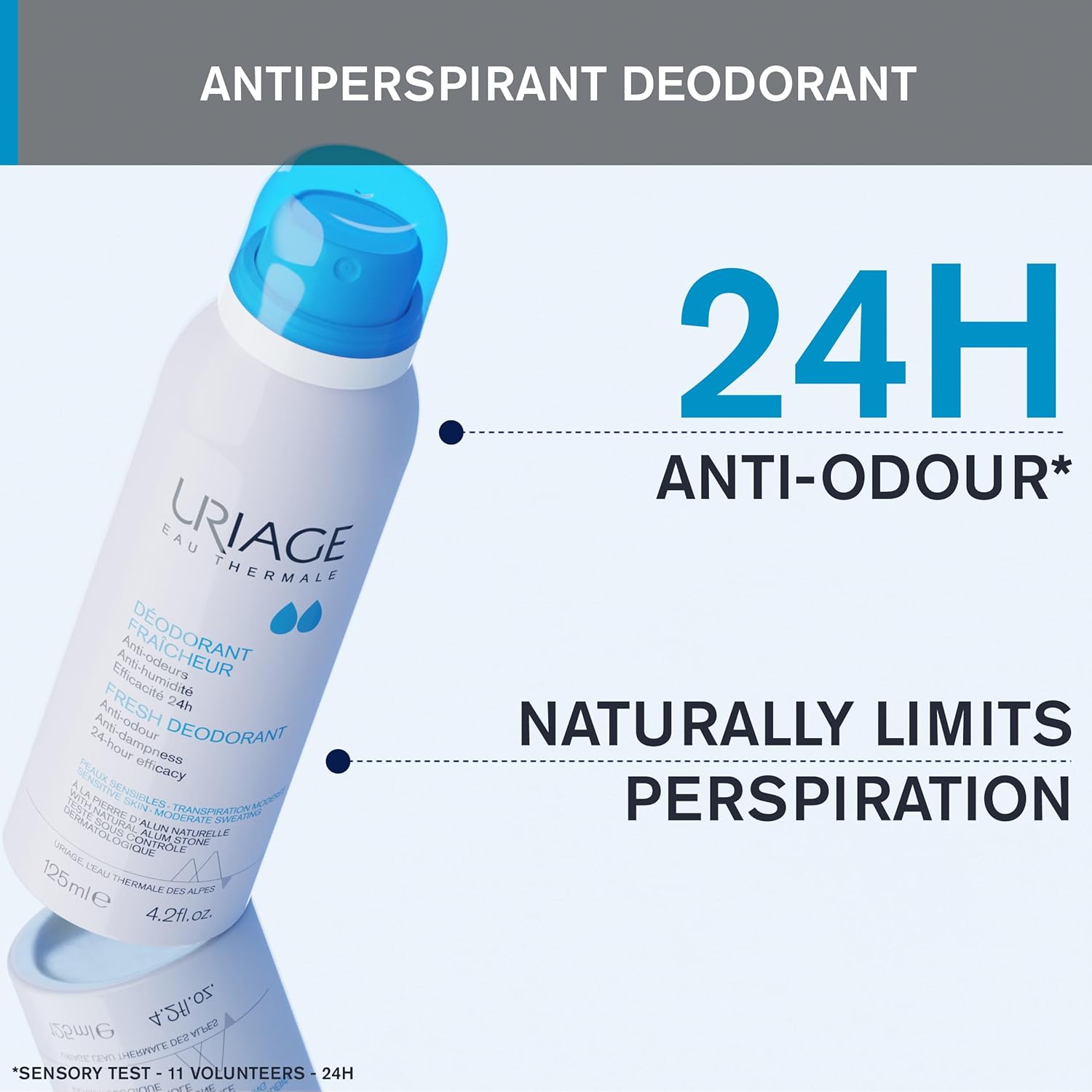 Uriage Fresh Deodorant Spray For All-day Freshness 125ml