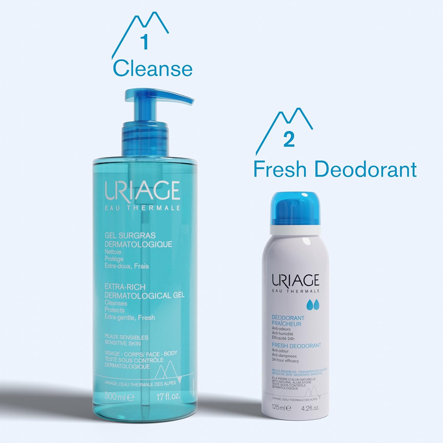 Uriage Fresh Deodorant Spray For All-day Freshness 125ml
