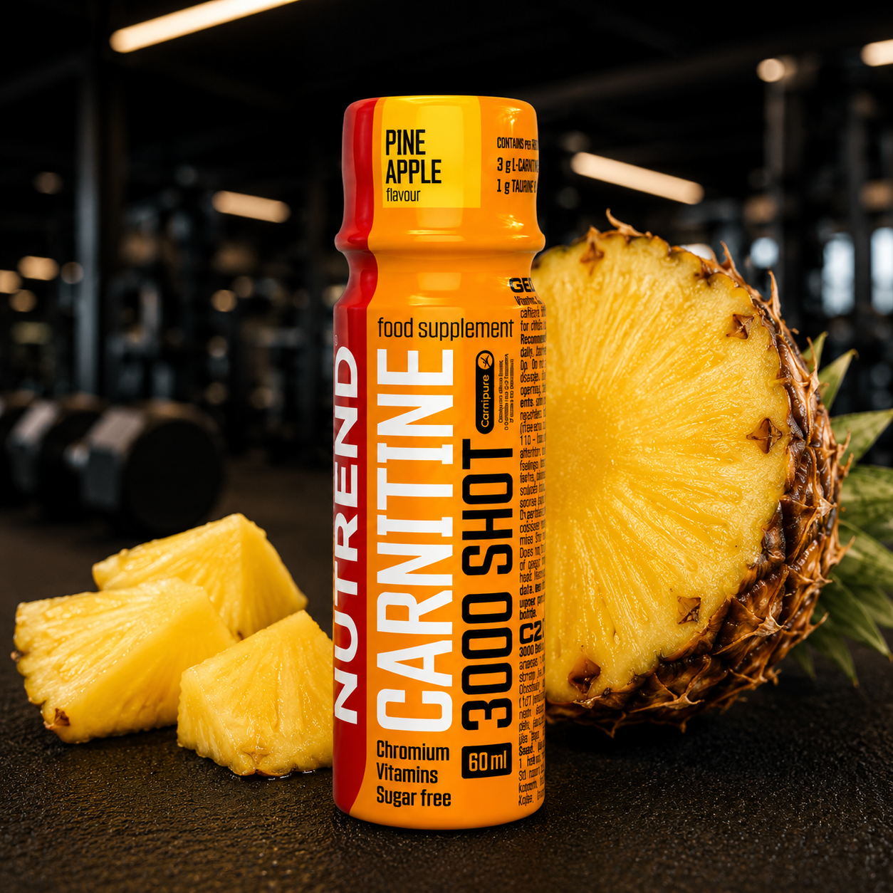 Carnitine 3000 Shot Pineapple 60ml Liquid Fat Burner NUTREND