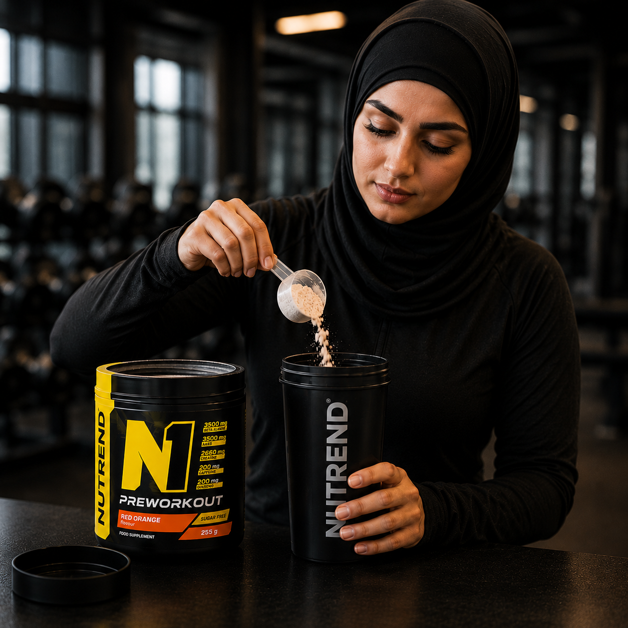 N1 Pre Workout Red Orange 255g High Energy Pre Workout NUTREND
