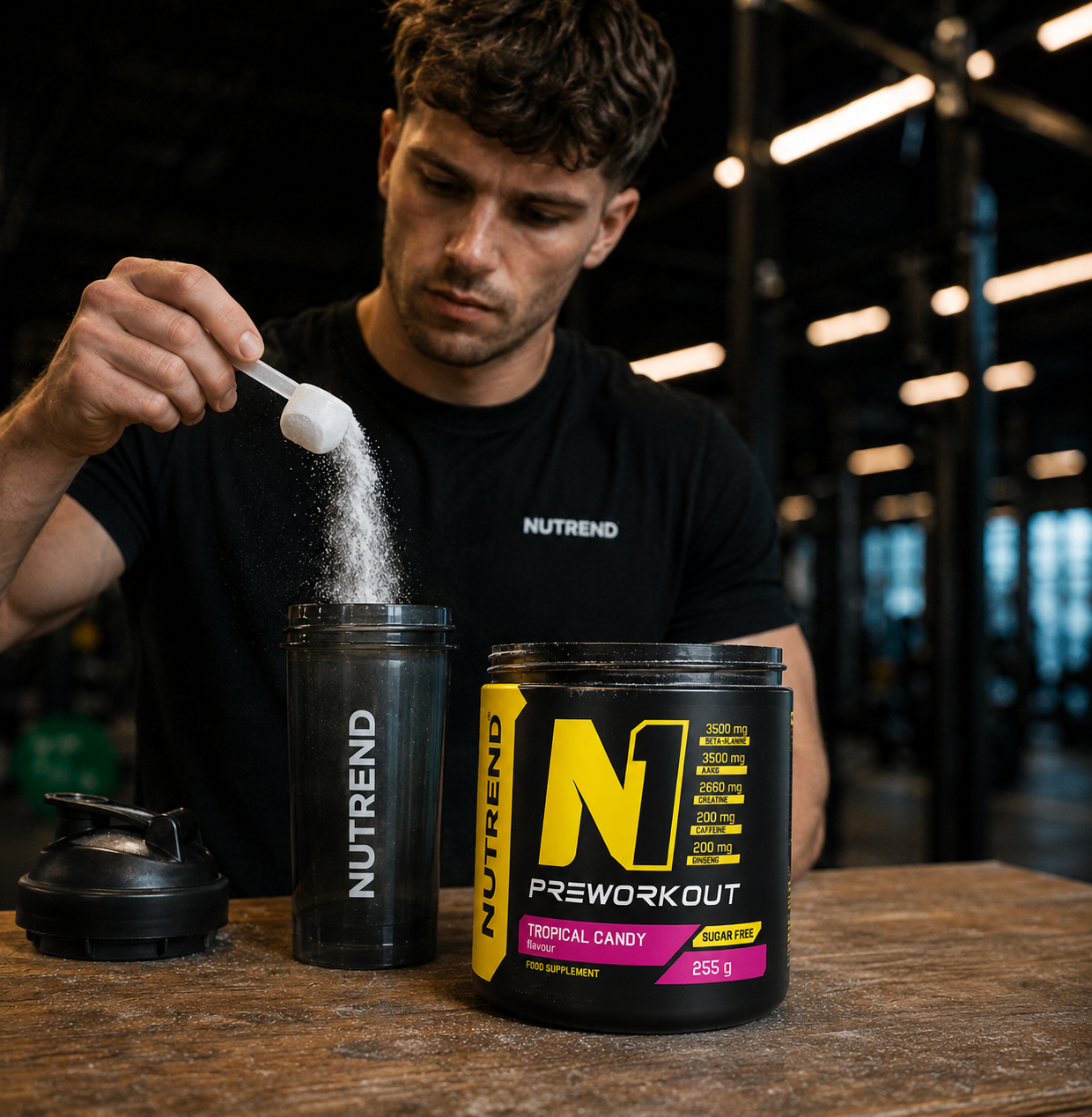 N1 Pre Workout Tropical Candy 255g High Energy Pre Workout NUTREND