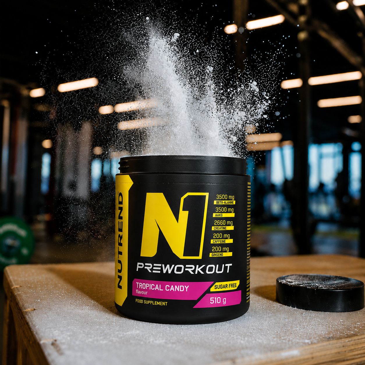 N1 Pre Workout Tropical Candy 510g High Energy Pre Workout NUTREND